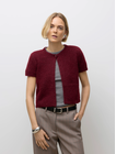 AWSILJA SS O-NECK SHORT KNIT CARDIGAN