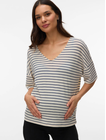 VMHOLLI 2/4 V-NECK LOOSE TOP JRS