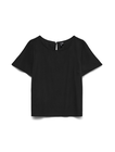 VMMYMILO SS O-NECK TOP WVN GA BOO