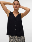 VMMENNY SL V-NECK TOP WVN BOO