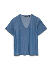 VMBREE SS V-NECK TENCEL TOP