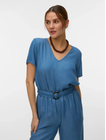VMBREE SS V-NECK TENCEL TOP
