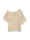 VMLEILANI FLOWER 2/4 OFF SHOULDER PULL.