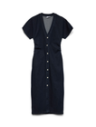 VMSANNI SS V-NECK ANK DNM DRESS YO3103