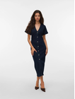 VMSANNI SS V-NECK ANK DNM DRESS YO3103