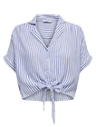 ONLPAULA LIFE S/S TIE SHIRT WVN NOOS