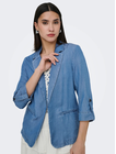 ONLCARO CHARIS 3/4 UNLINED BLAZER WVN CC