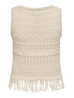 ONLALIX SL FRINGE WAISTCOAT KNT