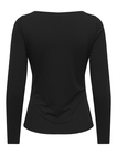 ONLELENA L/S BOATNECK METAL TOP JRS NOOS