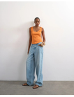 TSBRITT SL RIB SCOOP CURVE HEM VEST JRS