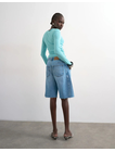TSJOA DENIM BARREL JORT MB