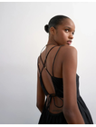 TSMIKA STRAPPY BACK MAXI DRESS WVN