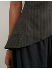 TSTASCHA ASYMMETRIC BANDEAU TOP WVN