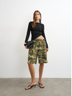 TSRIA PREMIUM RIB RUCHED TOP JRS