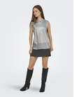 ONLMIE SL O-NECK FOIL TOP KNT