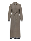 ONLVEDA BORDER L/S LONG DRESS WVN