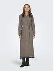 ONLVEDA BORDER L/S LONG DRESS WVN