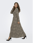 ONLNOVA LIFE VIS L/S RENNA LONG DRESS