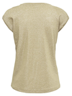 ONLSILVERY S/S V NECK LUREX TOP JRS NOOS