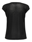 ONLSILVERY S/S V NECK LUREX TOP JRS NOOS