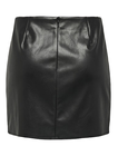 ONLLENI FAUX LEATHER SLIT SKIRT PNT