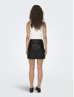 ONLLENI FAUX LEATHER SLIT SKIRT PNT