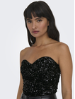 ONLCONFIDENCE SEQUINS HEART TOP JRS