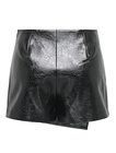 ONLREBEL HW FAUX LEATHER SKORT XT PNT