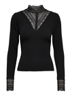 ONLTILDE L/S HIGH NECK LACE TOP JRS NOOS