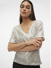 VMELLEN SS V-NECK TOP JRS