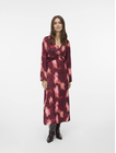 VMGERNA L/S KNOT 7/8 DRESS WVN LCS