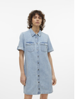 VMJENNIE SS SHORT DENIM DRESS GA NOOS
