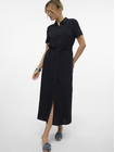 VMEASY JOY S/S LONG SHIRT DRESS WVN GA