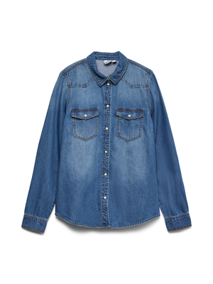 VMMARIA LS DENIM SLIM SHIRT MIX NOOS