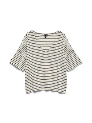 VMHOLLI 2/4 V-NECK LOOSE TOP JRS