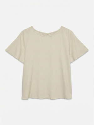 VMMYMILO SS O-NECK TOP WVN GA BOO