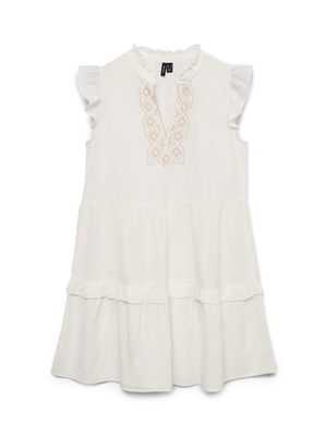VMDICTHE EMB SHORT DRESS WVN GA