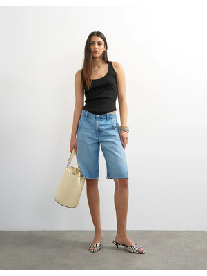 TSBRITT SL RIB SCOOP CURVE HEM VEST JRS
