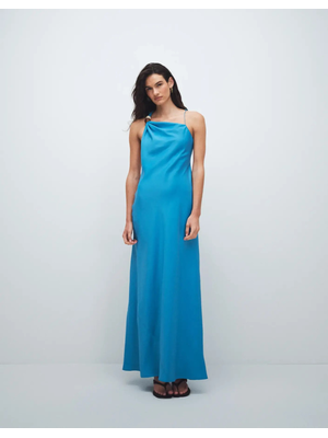 TSNANA BEADED NECK MAXI DRESS WVN