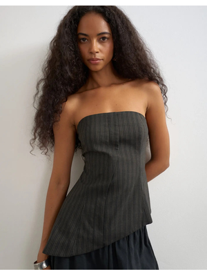 TSTASCHA ASYMMETRIC BANDEAU TOP WVN