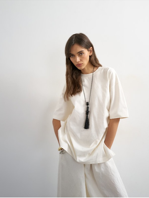 TSRIKKA OVERSIZED KNOT TEE JRS