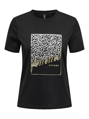 ONLTANYA LIFE REG S/S LEO PRINT TOP JRS