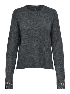 ONLOHIO LS O-NECK BLING PULLOVER KNT