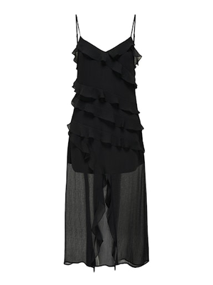 ONLSINE LIFE STRAP FRILL LONG DRESS WVN