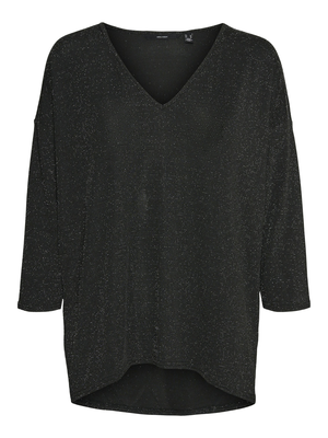 VMKANVA 3/4 V-NECK TOP JRS GA