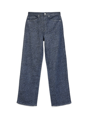 VMTESSA HR WIDE PATTERN MIX JEANS RA369