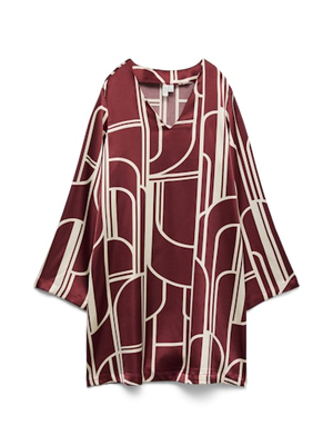 VMHADLEY L/S SHORT DRESS WVN BTQ GA