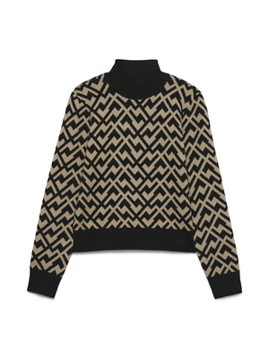 VMARIA ART LS HIGH-NECK PULLOVER GA