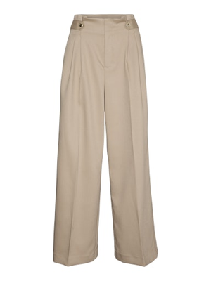VMELMA HW FLARED GOLD BUTTON PANT
