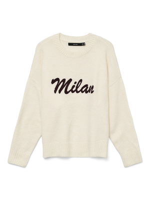 VMBOOM LS O-NECK TEXT PULLOVER NOOS